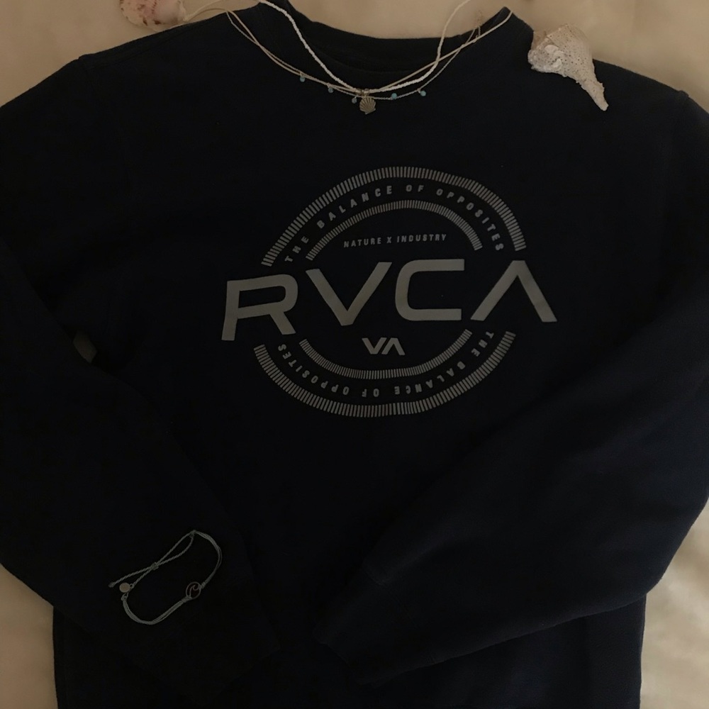 RVCA navy crewneck - Picture 3 of 4